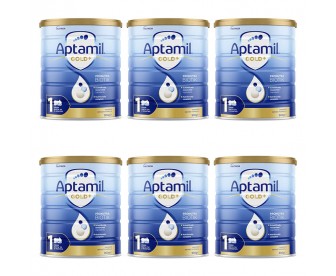 【新西兰直邮包邮】Aptamil 爱他美 金装1段 900克x6罐/箱(0-6个月)【收件人身份证号必填】 【新西兰直邮包邮】Aptamil 爱他美 金装1段 900克x6罐/箱(0-6个月)【收件人身份证号必填】